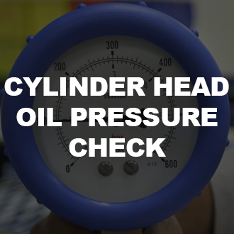 How to Check Cylinder Head Oil Pressure