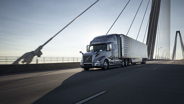 How Much Does a Volvo Semi Truck Cost? (just over $100,000)